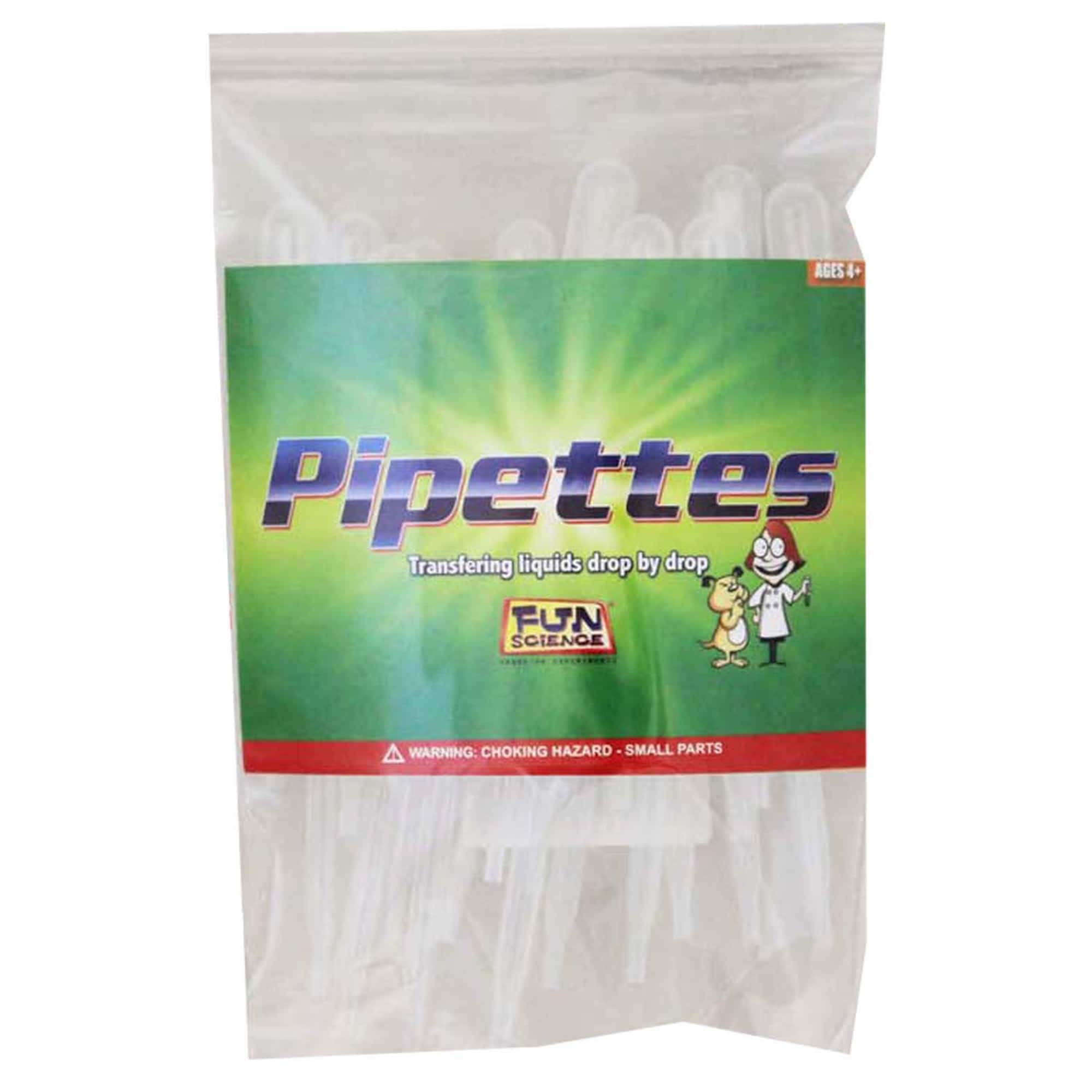 Fun Science® 2mL Pipettes, 6 Packs of 25
